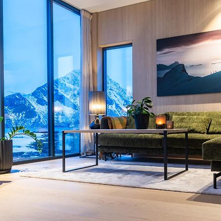 New Luxury Cabin Near Henningsvaer Lofoten Kleppstad Exteriör bild